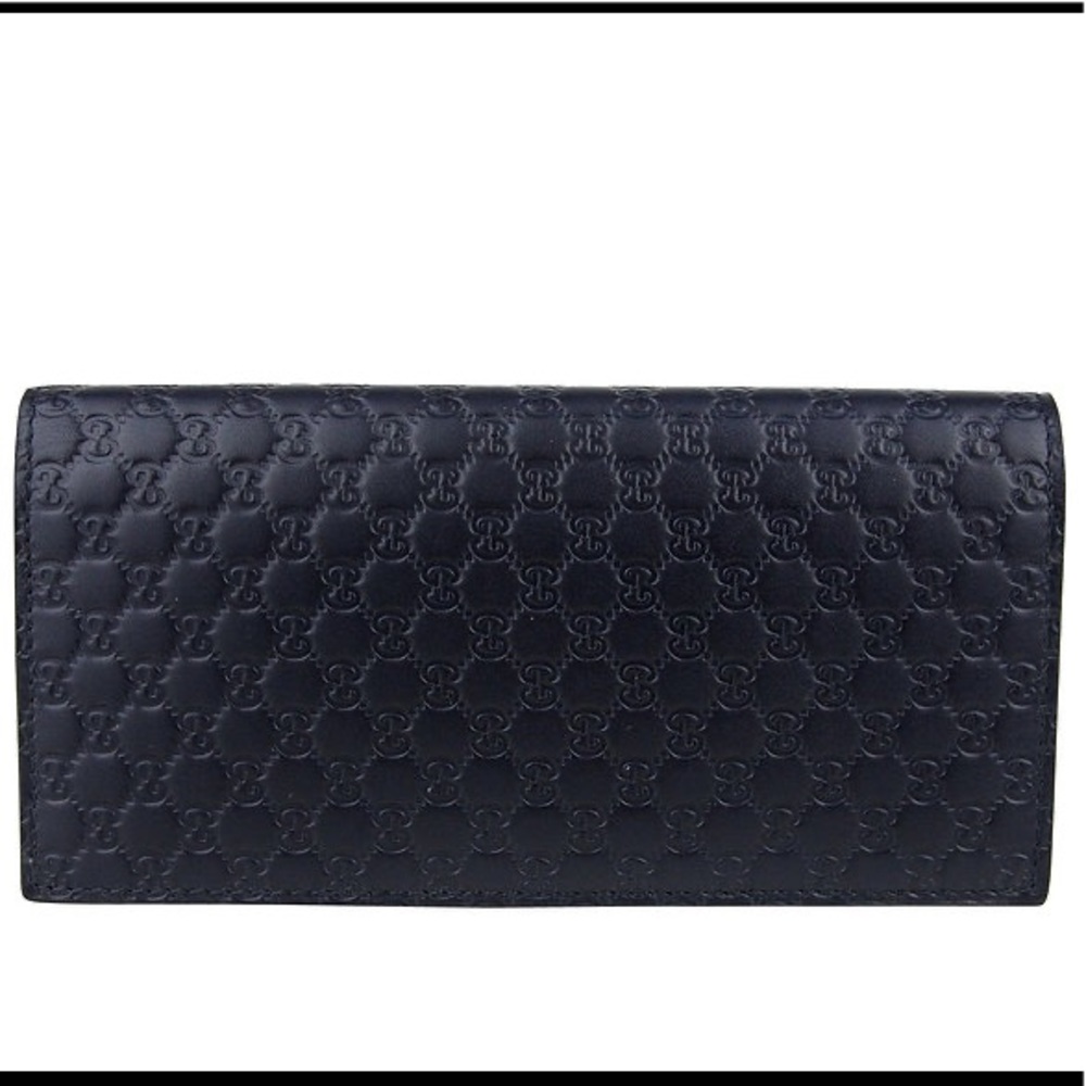 GUCCI Men’s Microguccissima Long Wallet